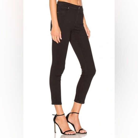 AGOLDE BLACK DENIM JEANS CUT #44890, STYLE NUMBER A018-799 SIZE 28 - Picture 3 of 10